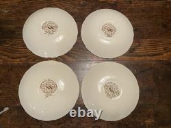 Johnson Brothers WILD TURKEYS Native American Windsor Ware 19 piece / Set for 4