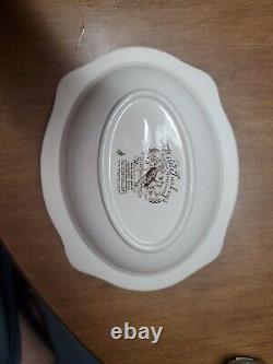 Johnson Brothers WILD TURKEYS Oval Vegetable Serving Bowl Windsor Ware Bin 65