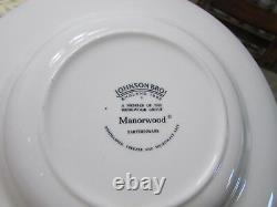 Johnson Brothers Wedgwood manorwood earthenware dinnerware England 24 pcs