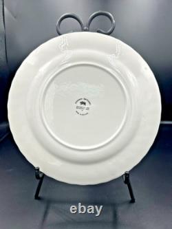 Johnson Brothers White Embossed Swirl Dinnerware Set 53 Pc England