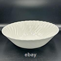Johnson Brothers White Embossed Swirl Dinnerware Set 53 Pc England