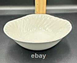 Johnson Brothers White Embossed Swirl Dinnerware Set 53 Pc England