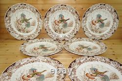 Johnson Brothers Wild Turkey (7) Dinner Plates, 10 5/8