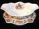 Johnson Brothers Wild Turkey Gravy Boat Attached Underplate Exc! Made In England