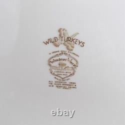 Johnson Brothers Wild Turkeys 20 Platter Vintage Windsor Ware England