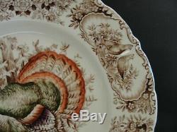 Johnson Brothers Wild Turkeys 6 Dinner Plates10 1/2