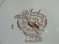 Johnson Brothers Wild Turkeys 6 Dinner Plates10 1/2