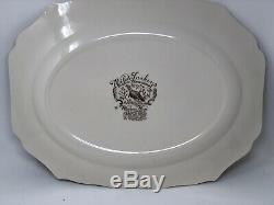 Johnson Brothers Wild Turkeys Native American Windsor Ware 20 Platter Excellent