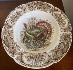 Johnson Brothers Wild Turkeys Native American Windsor Ware 5-Piece Place Setting