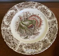 Johnson Brothers Wild Turkeys Native American Windsor Ware 5-Piece Place Setting
