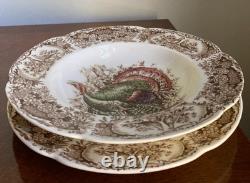 Johnson Brothers Wild Turkeys Native American Windsor Ware 5-Piece Place Setting