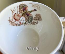 Johnson Brothers Wild Turkeys Native American Windsor Ware 5-Piece Place Setting