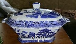 Johnson Brothers Willow Blue Large Oval Tureen And LID