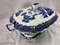 Johnson Brothers Willow Blue Large Oval Tureen And LID