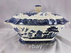 Johnson Brothers Willow Blue Large Oval Tureen And LID