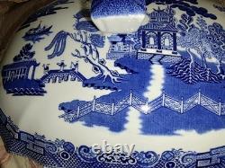 Johnson Brothers Willow Blue Large Oval Tureen And LID