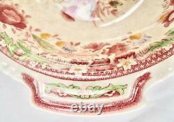 Johnson Brothers Winchester Pink Round Covered Vegetable Bowl And Lid (O2) AS IS