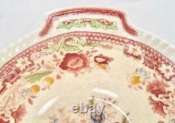 Johnson Brothers Winchester Pink Round Covered Vegetable Bowl And Lid (O2) AS IS