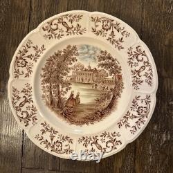 Johnson Brothers WindsorWare Plate 10 Mount Vernon made in England Set-7 VGUC