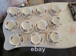 Johnson Brothers Windsor Fruit Mugs and saucers set of 22 Pieces