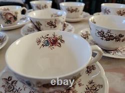 Johnson Brothers Windsor Fruit Mugs and saucers set of 22 Pieces