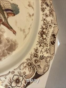 Johnson Brothers Windsor Ware Flying Wild Turkeys 20 Serving Platter Unused
