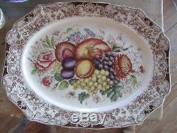 Johnson Brothers Windsor Ware Fruit Ware Large Platter-turkey-20 Excel Cond