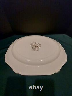 Johnson Brothers Windsor Ware Wild Turkeys 17 1/4 Oval Serving Platter EUC