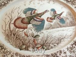 Johnson Brothers Windsor Ware Wild Turkeys 20 Platter