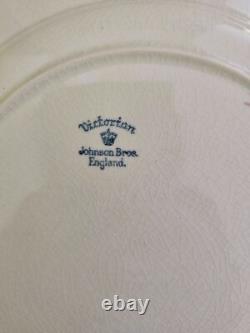 Johnson Brothers set of 8 dinner plates