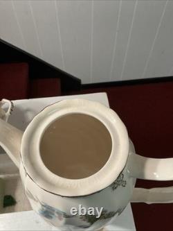 Johnson brothers friendly village Coffee Pot, Sugar Bowl, Creamer And 5 Mugs