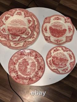 Johnson brothers old britain castles pink