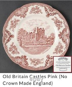 Johnson brothers old britain castles pink