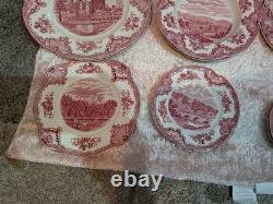 Johnson brothers old britain castles pink