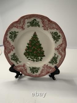 Johnson brothers old britain castles pink christmas 8.72'' Salad Plate