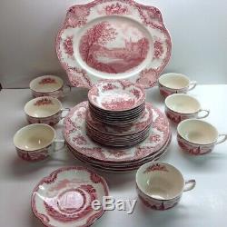 Johnson brothers old britain castles pink collection