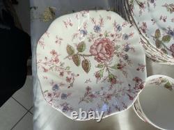 Johnson brothers rose chintz Set Of 58 Pieces