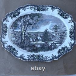 Jonson Bros The Friendly Village Large Turkey Serving Platter 15.5×20