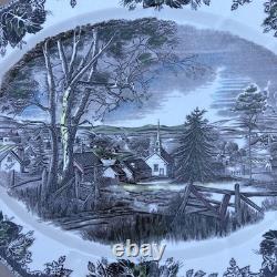 Jonson Bros The Friendly Village Large Turkey Serving Platter 15.5×20