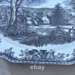 Jonson Bros The Friendly Village Large Turkey Serving Platter 15.5×20