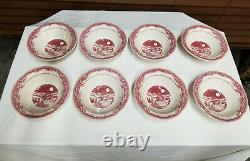 (LOT of 8) Johnson Brothers Twas the Night Before Christmas Soup/Cereal Bowls