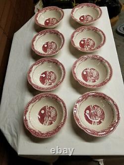 (LOT of 8) Johnson Brothers Twas the Night Before Christmas Soup/Cereal Bowls