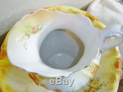 Large Antique Johnson Brothers Wash Basin With Pitcher