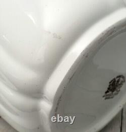 Large Antique White Ironstone Pitcher 11 1/2 by Johnson Brothers England