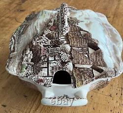 Large RARE Johnson Brothers OLDE ENGLISH COUNTRYSIDE Soup Tureen Vintage MINT