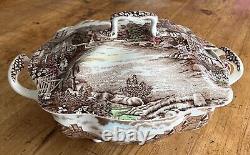 Large RARE Johnson Brothers OLDE ENGLISH COUNTRYSIDE Soup Tureen Vintage MINT