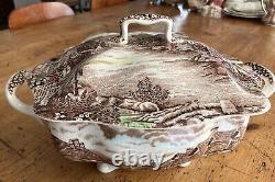 Large RARE Johnson Brothers OLDE ENGLISH COUNTRYSIDE Soup Tureen Vintage MINT