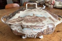 Large RARE Johnson Brothers OLDE ENGLISH COUNTRYSIDE Soup Tureen Vintage MINT