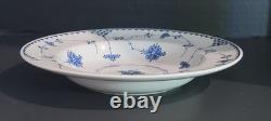 Large Rim Soup Bowl Blue Denmark Johnson Brothers Bros 9 Excellent (Set of 8)