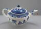 Large Vintage Johnson Bros. Blue Willow Teapot & Lid, England, Vgc, No Chips/cracks